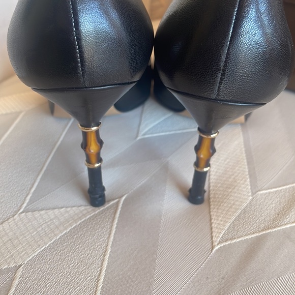 Gucci black shoes size 8/5 with box and certificate - Picture 7 of 7